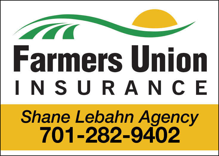Shane Lebahn Agency, Farmers Union Insurance, JJ's 2024 Platinum Sponsor