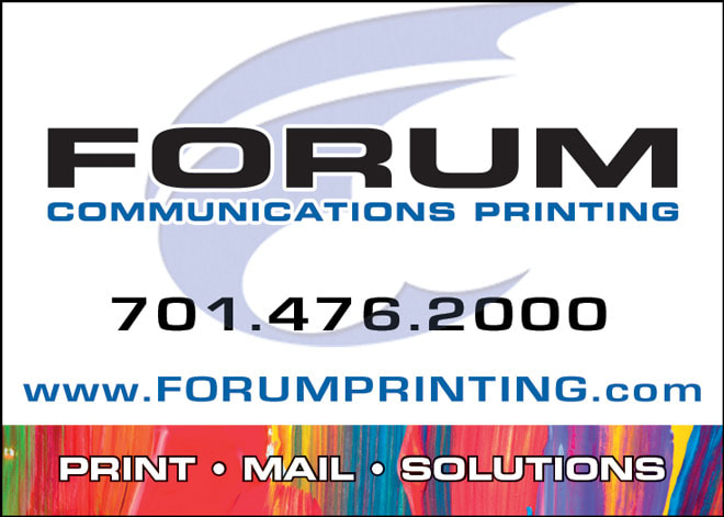 Forum Communications Printing, JJ's poster sponsor