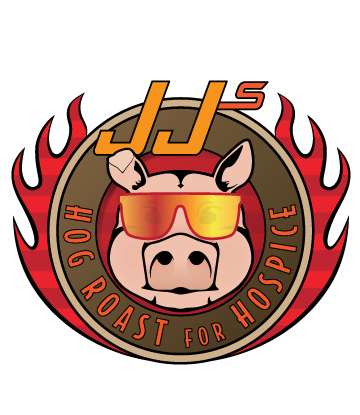 JJ's Hog Roast for Hospice CboysTV Logo